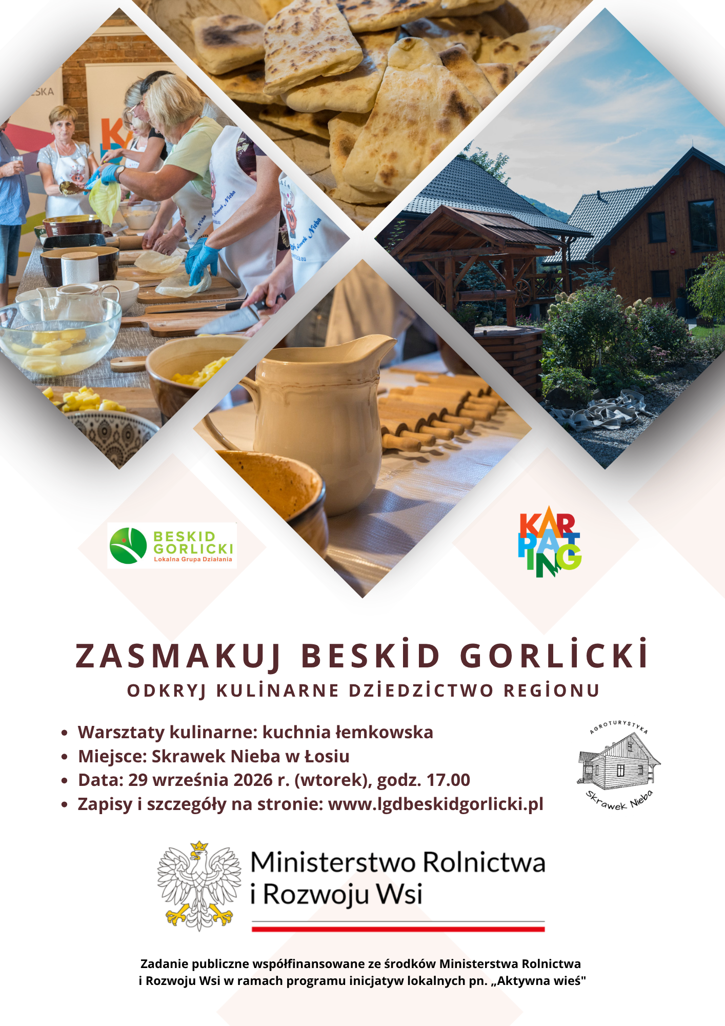plakat warsztaty Łosie